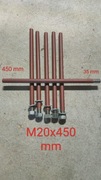 Śruba M20 x450 ,szpilka 
