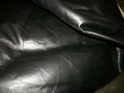 SKÓRA NATURALNA CZARNA CAŁY BŁAM B-25