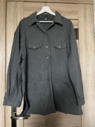 Bawełniana koszula katana męska szara XL