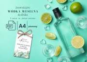 ZAWIESZKI etykiety na Wódkę Weselną do druku