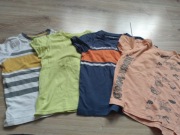 T-shirty chłopięce rozmiar 110 zestaw 