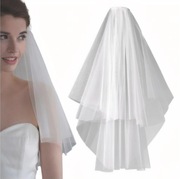 Elegancki Welon Ślubny z Grzebieniem