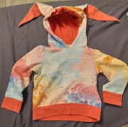 Bluza z uszami dla dziewczynki Mama Uszyła rozmiar 74/80