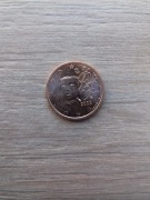 Francja 2 euro cent 2003; serce