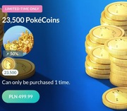15500 POKECOINS POKECOIN POKEMON Go najtaniej
