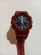 Zegarek Casio G-shock GA-100b czerwony