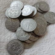 Monety z 1923 r. o nominale 50 gr - 80 sztuk