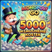5K. Monopoly GO < DICE > Booster 5K KOSTKI 5000 Przeczytaj opis
