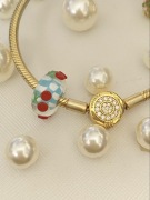 Charms koralik Murano wisienki