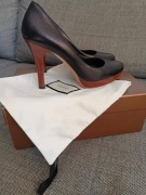 Czarne szpilki Gucci 