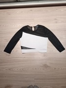 bluzkę damska krótka z długim rękawem rozmiar 36 firma topshop