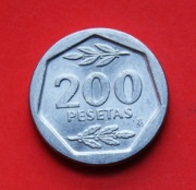 200  Peset    1987  r  -   Hiszpania   Juan Carlos I  stan !!