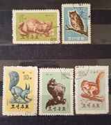 Zwierzęta leśne. 1962 r. Korea Północna