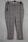 H&M Divided spodnie XL damskie w kratę eleganckie