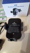 Uchwyt samochodowy z ładowarką indukcyjną QI 15W X3-M, NOWY