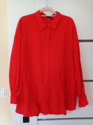 Koszula oversize Zizzi rozm M/46/48 falbaną przy rękawie