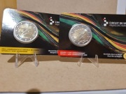 Zestaw 2 euro Belgia 2025: Tor wyścigowy SPA 2CC - fran i hol wysył gratis