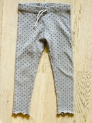 Legginsy Zara szare gwiazdki 2-3 lata 98 cm + GRATIS