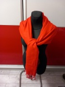 Szal damski czerwony