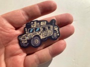 Magnes na lodówkę - wojskowy Humvee Hummer