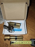 Wkładki system 1 klucza klasa B 30/40 + 40/30g mosiądz 