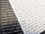 Naklejki stikery texty 2 zł/szt.