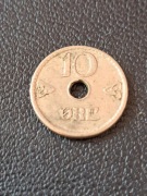 NORWEGIA 10 ORE 1949