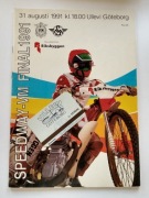 Finał IMS 91 Ulevii program plus bilet żużel speedway