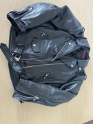 Kurtka skórzana motocyklowa damska