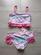 Strój kostium kąpielowy 2-częściowy Hello Kitty 110/116 nowy