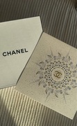 CHANEL Białe pudełko prezentowe na biżuterie czarne logo wersja swiateczna