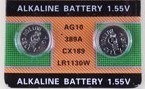 2x bateria aklaiczna AG10 G10 CX189 LR1130W 389A