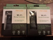 2 szt Uniwersalny adapter Wi-Fi WPS 300Mbps Wi-Fi RJ-45 nowe