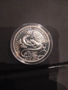 Moneta srebrna Jaszczurka Zielona 20 zł Ag929 28,28g 