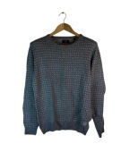 Sweter Gant szary kropki wełna wiskoza l