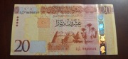 BANKNOT LIBIA 20 DINARÓW 