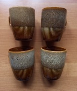 Mirostowice Zośka z pianką 4 sztuki kubek z uchem porcelit A. Sadulski PRL