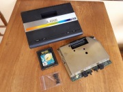 Atari 7800 - płyta główna + obudowa + gra PAC-MAN - na części/do naprawy