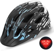 Lekki kask rowerowy z tylnym światłem kask rowerowy dla dorosłych,