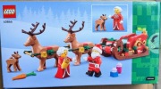 LEGO 40866 Gwiazdkowa przygoda Mikołaja na saniach