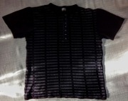 DOLCE & GABBANA czarna bluzka T-shirt haftki M
