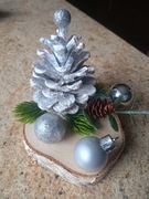Świąteczny stroik na stół 