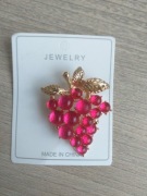 broszka damska winogrono