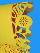 Bieżnik filcowy na stół - żółty - świąteczny - WIELKANOCNY 30x100 cm