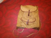 Plecak harcerski wojskowy chlebak paski skórzane oryginalny lata 50 60