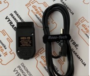 Kabel diagnostyczny HEX V2 VCDS VAG Audi Skoda VW Seat z programem