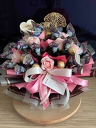 Bukiet ze zdrapek i słodyczy urodziny,imieniiny, ślub