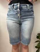 Rybaczki jeansowe stretch elastyczne spodenki szorty jeans Cecil 38 M
