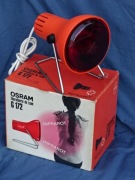 Lampa lecznicza IR OSRAM G172 z żarówka Theratherm De Luxe 150W solidna