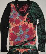 Wr) DESIGUAL oryginalna tunika/bluzka Roz.M